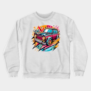 Cartoon Car Crewneck Sweatshirt